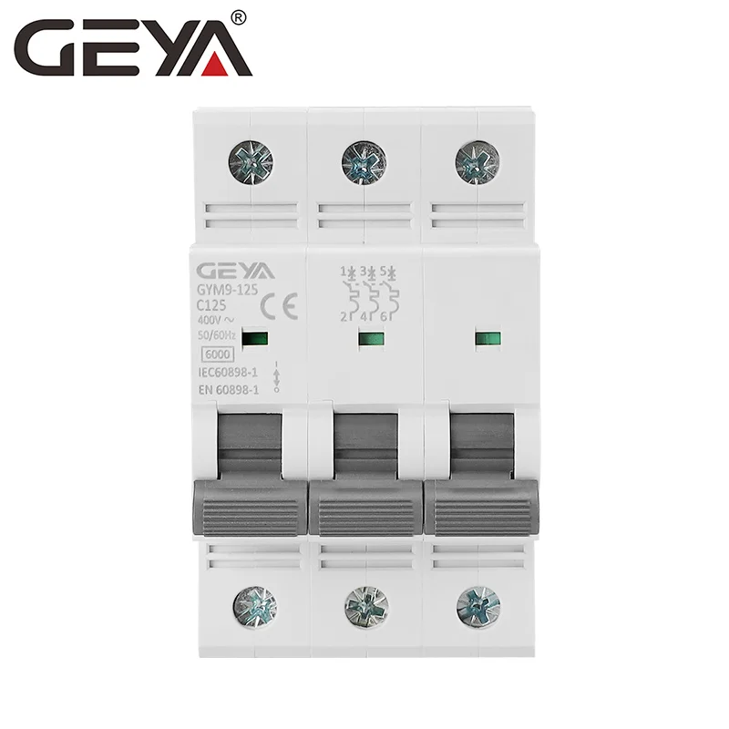 

GEYA GYM9 3P C06 06A MCB miniature circuit breaker