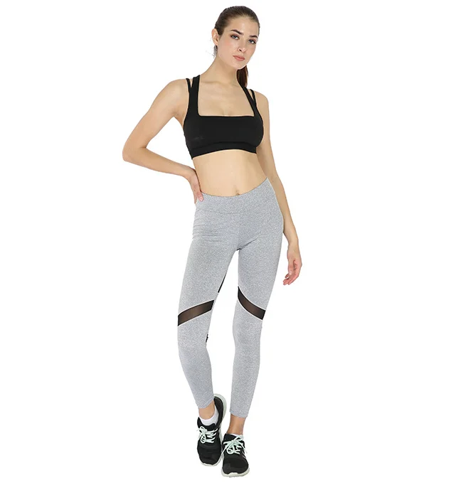 

Hot Selling Aliexpress 2020 Custom Leggings For Women High Waist Solid color Hip Lift Nine Points Yoga Pants