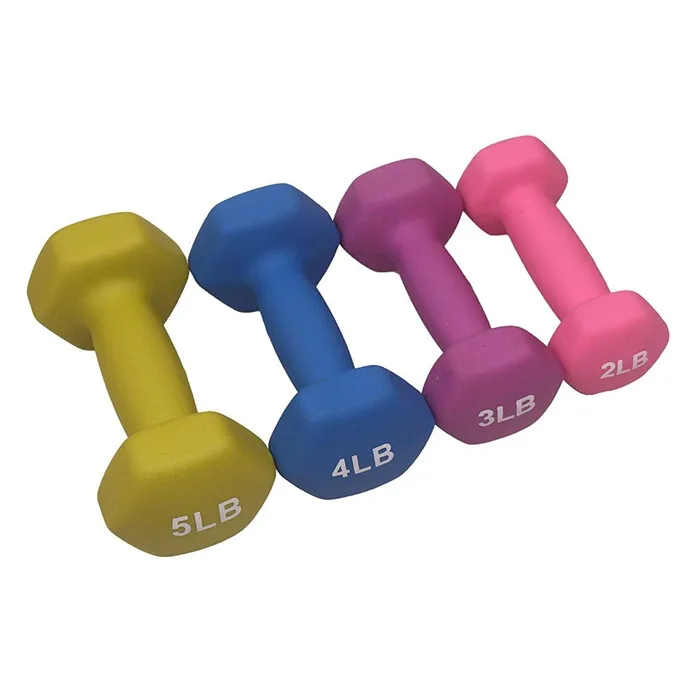 

Dumbbells Hand Weights - Neoprene Coated Exercise & Fitness Dumbbell for Home Gym Equipment Workouts Strength Training, Blue,purple, pink etc