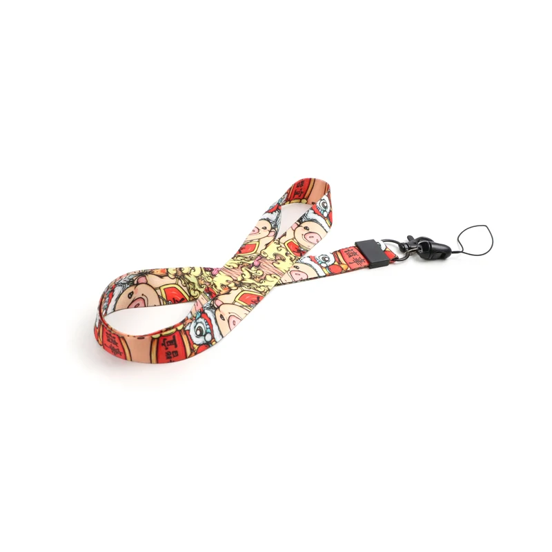 

Personalized Custom high quality hand work id card holder strap keychain lanyard