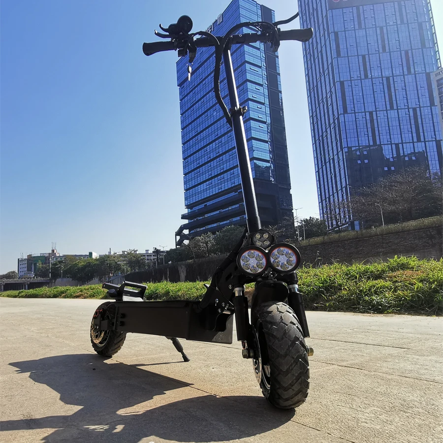 

2021 Newest Maike MK6 2000W foldable electric scooter with 48V 60V 20AH 25AH dual motor electric scooters, Black