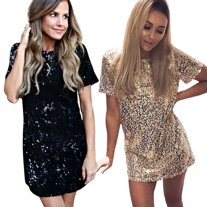 

WW-1205 Night Dress Party Dress Party Sequin Stylish Sexy Dress, Customized color