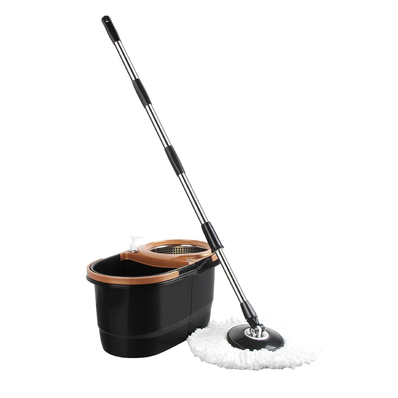 Splitable Design 360 Degree Rotating Cleaning Easy Life Spin Magic Stainless Steel Rotating Bucket Mop