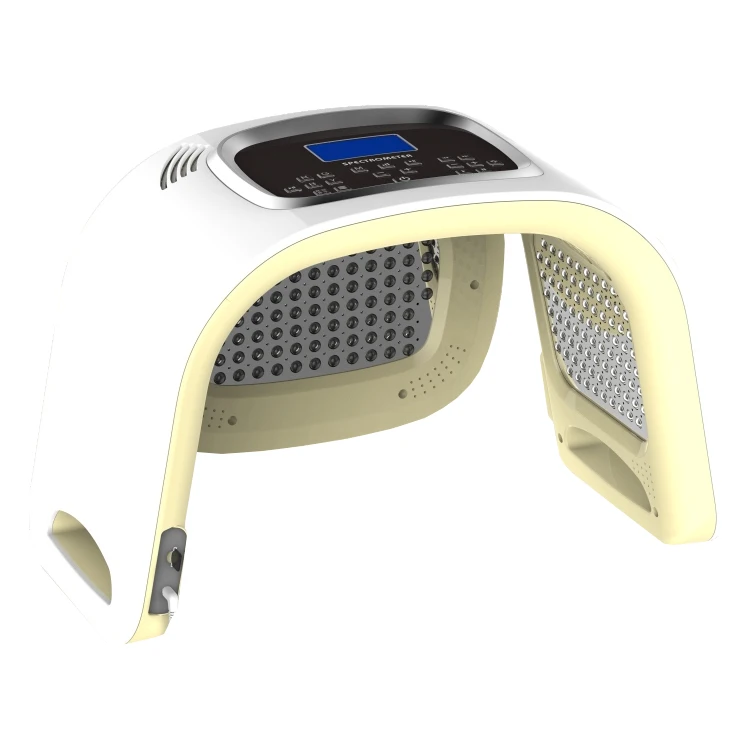 

facial care 4 colour led light therapy photon led PDT treatment for acne therapy, Pink white