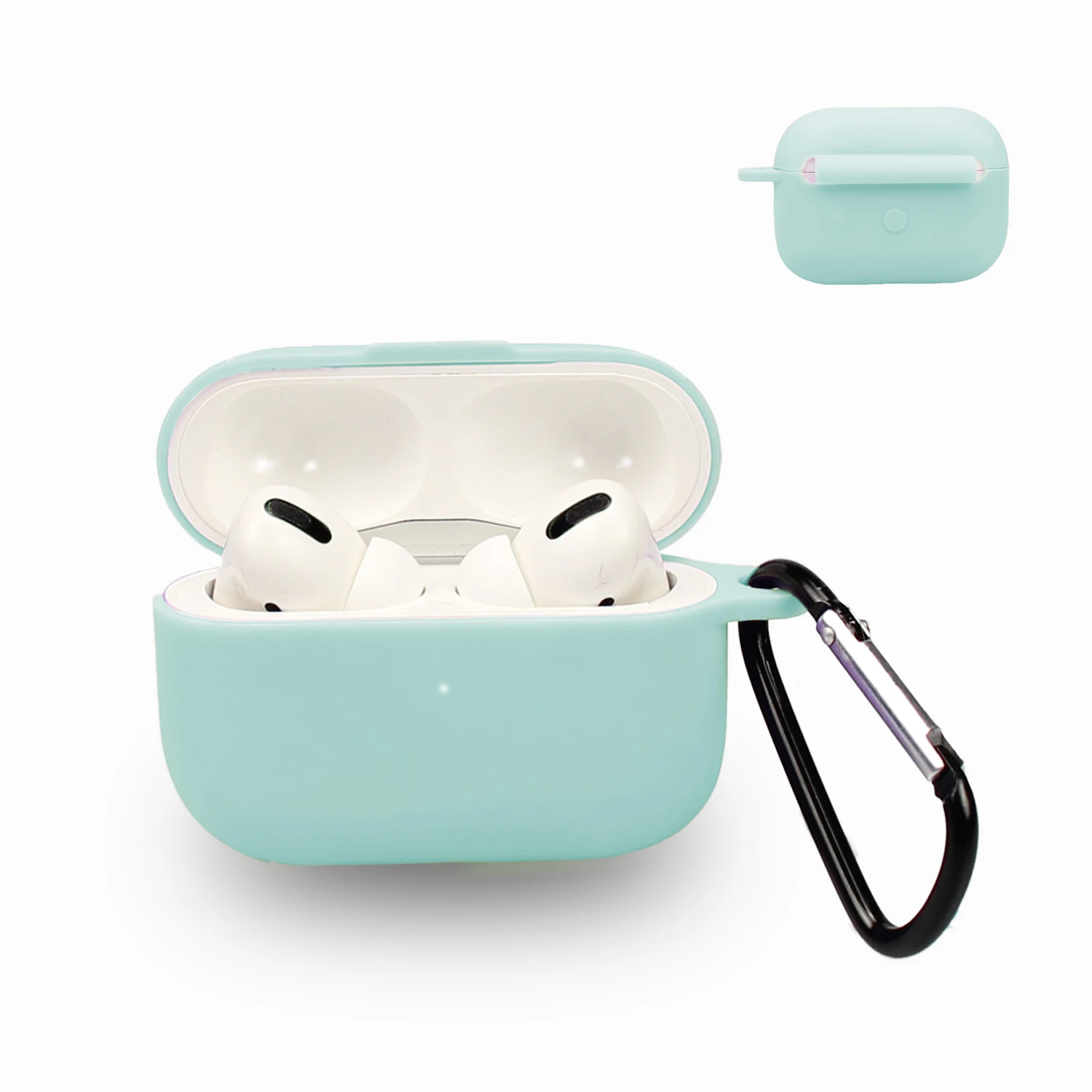 

For Airpods Pro Case Silicone soft cover for apple airpods pro coque Earphone accessories For Air Pods pro 3 shell with hook, All colors from pantone