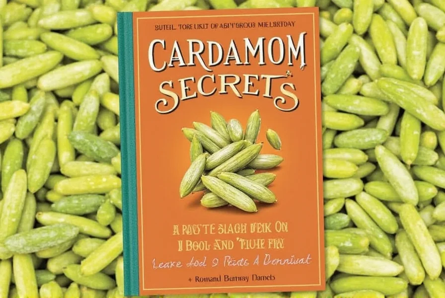 Spice jars with cardamom