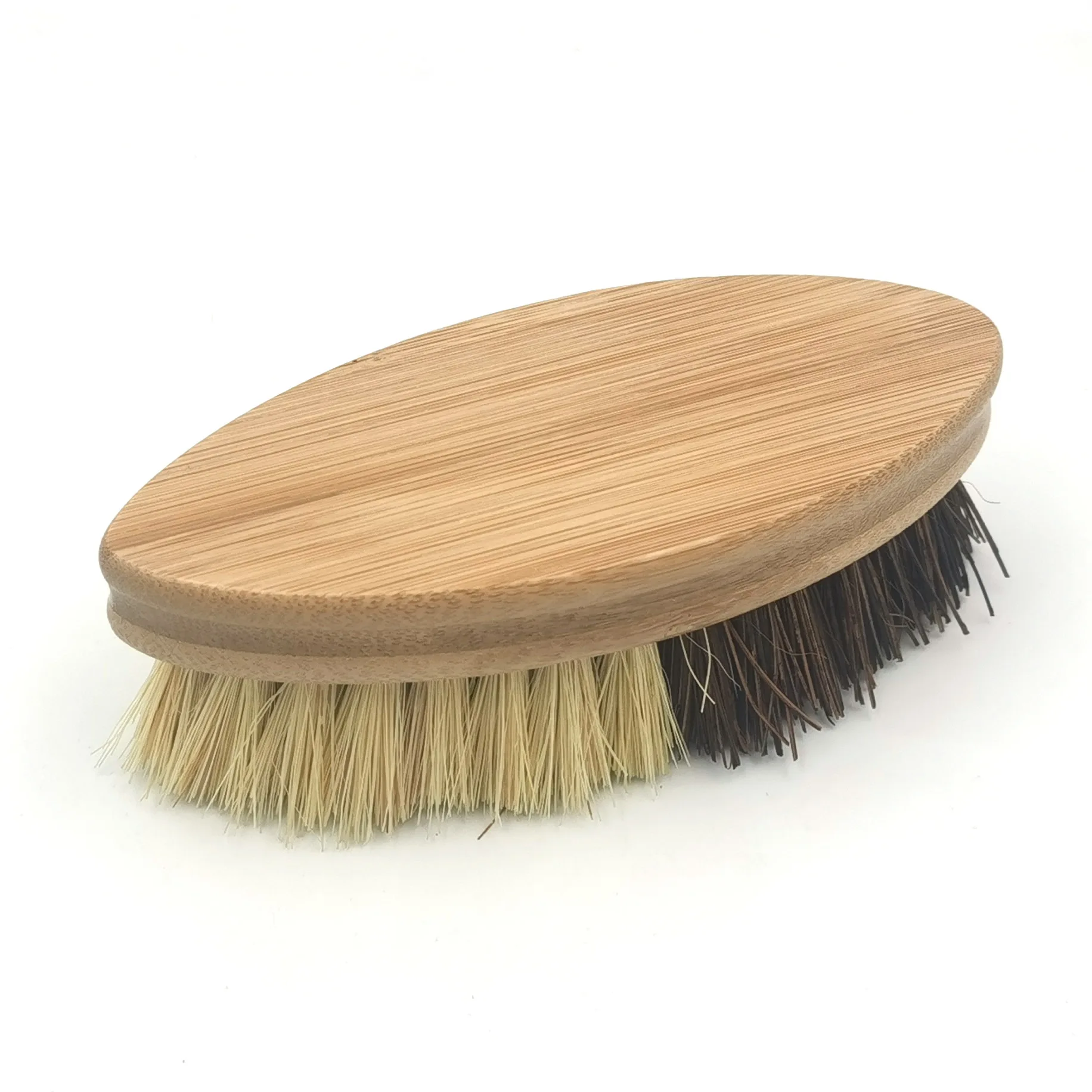 

Eco Hard and Soft Side Wooden Vegetable Fruit Kitchen Scrub Brush for Cleaning Tough-Skinned Vegetables, Wood color