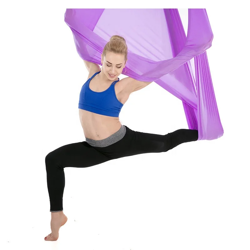 

Power Training Muscle Exercise Gym Equipment Workout Custom Logo Fitness Pilates Nylon Triot Anti Gravity Aerial Yoga Hammock, Multi color