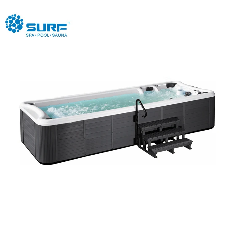 

Hot sale CE Approved Aristech Acrylic Outdoor Freestanding Endless swimming Pools