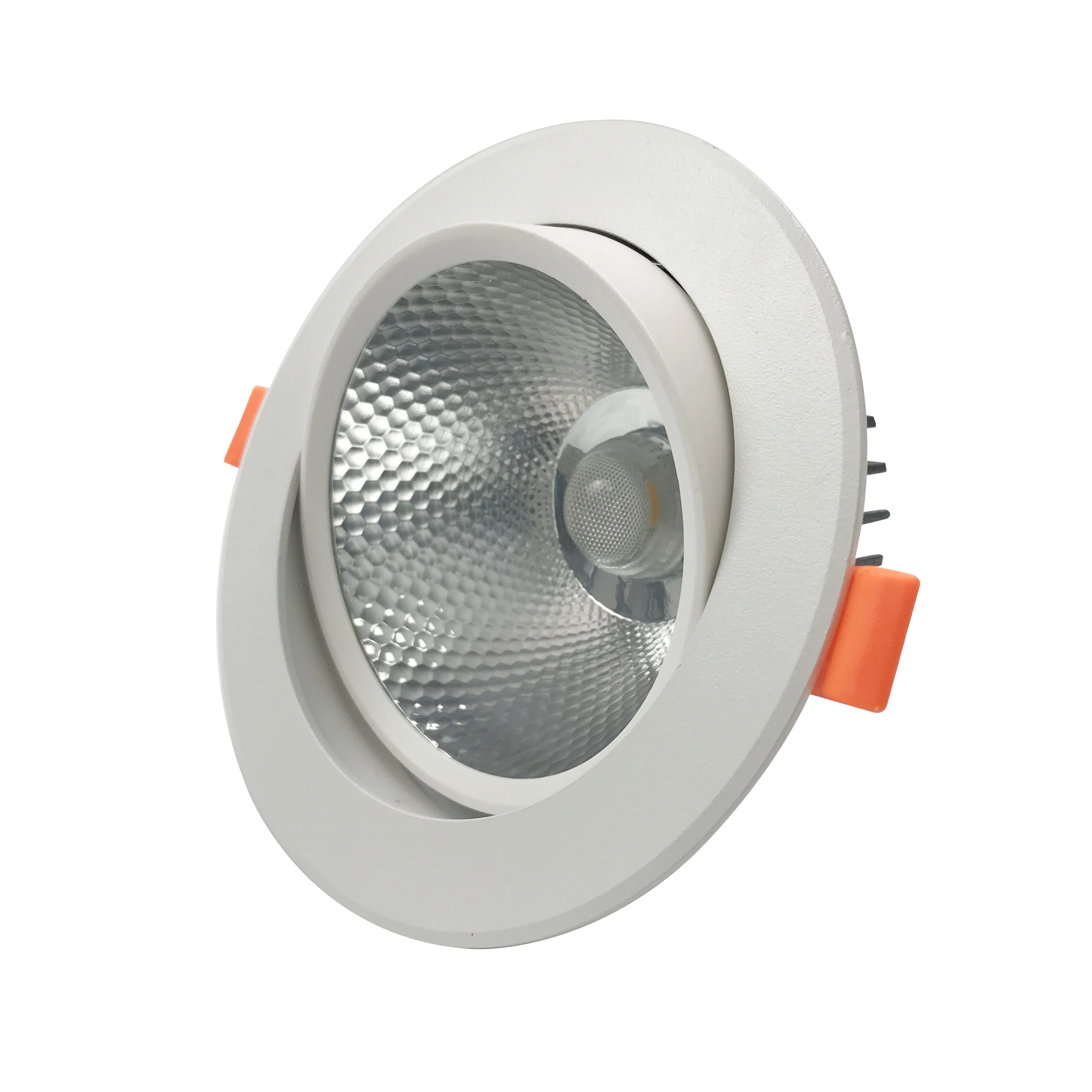 Profesional  suppliers recessed mounted luces pot round aluminum housing led downlight gu10 cob ceiling lights