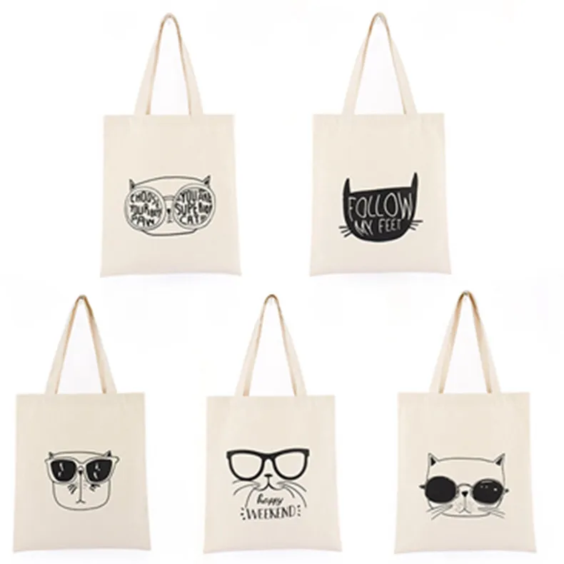 

cotton wholesale recycled canvas shopping bags tote bag, Customized color
