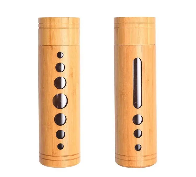 

500ml ,750ml, 1000ml round glass bamboo wooden bottle with bamboo lids