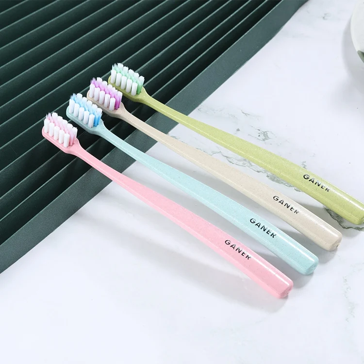 

Wholesale 2pc pack Daily Home Use personalized Adult Toothbrush
