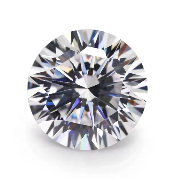 

Wholesale Lab Synthetic DVVS super white 3mm-12mm Round Brilliant cut Loose Moissanite Diamond for making rings