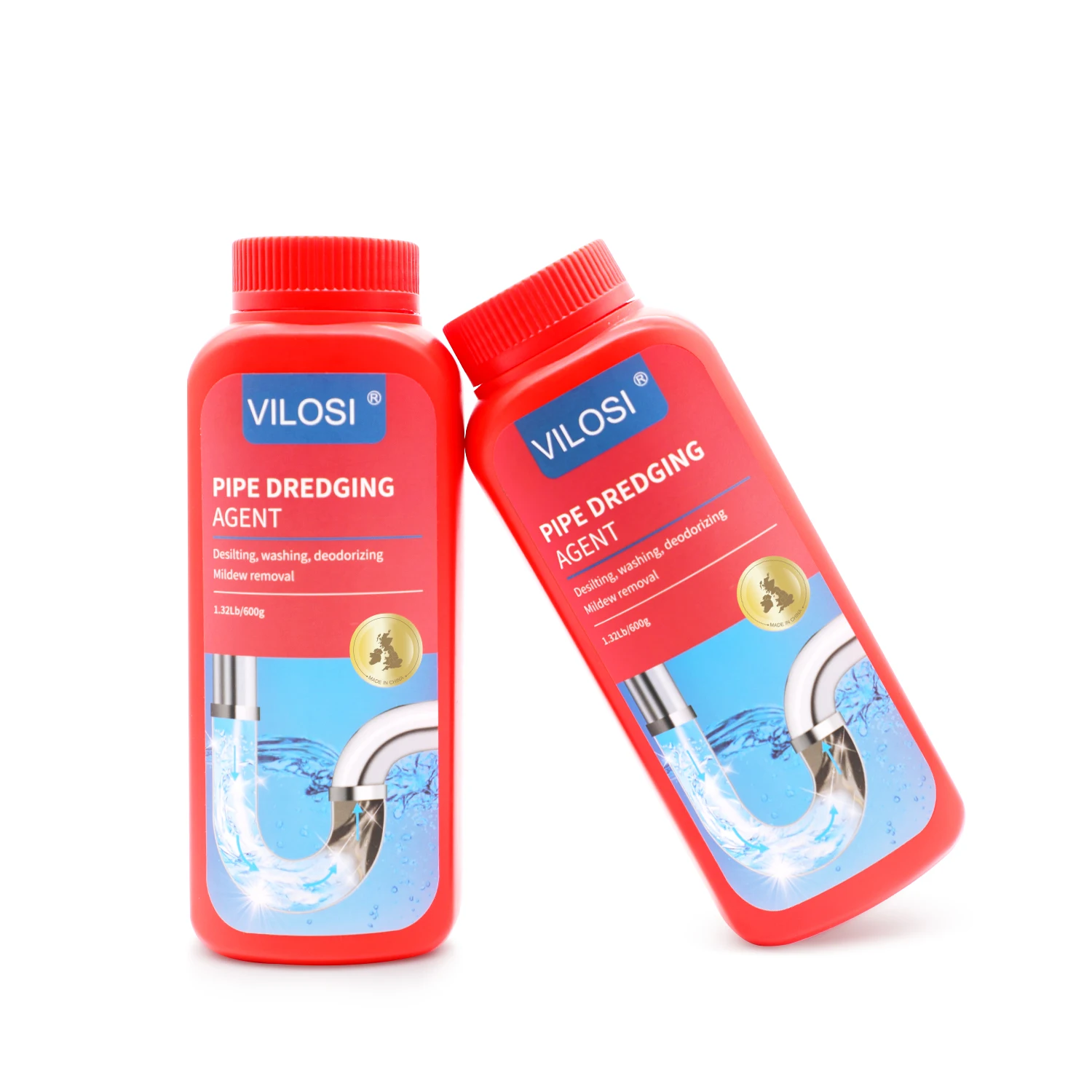 

VILOSI OEM factory Chemical Powder Agentdrain Cleaner Hair Clog Dissolving Cleaner and Drain Cleaner