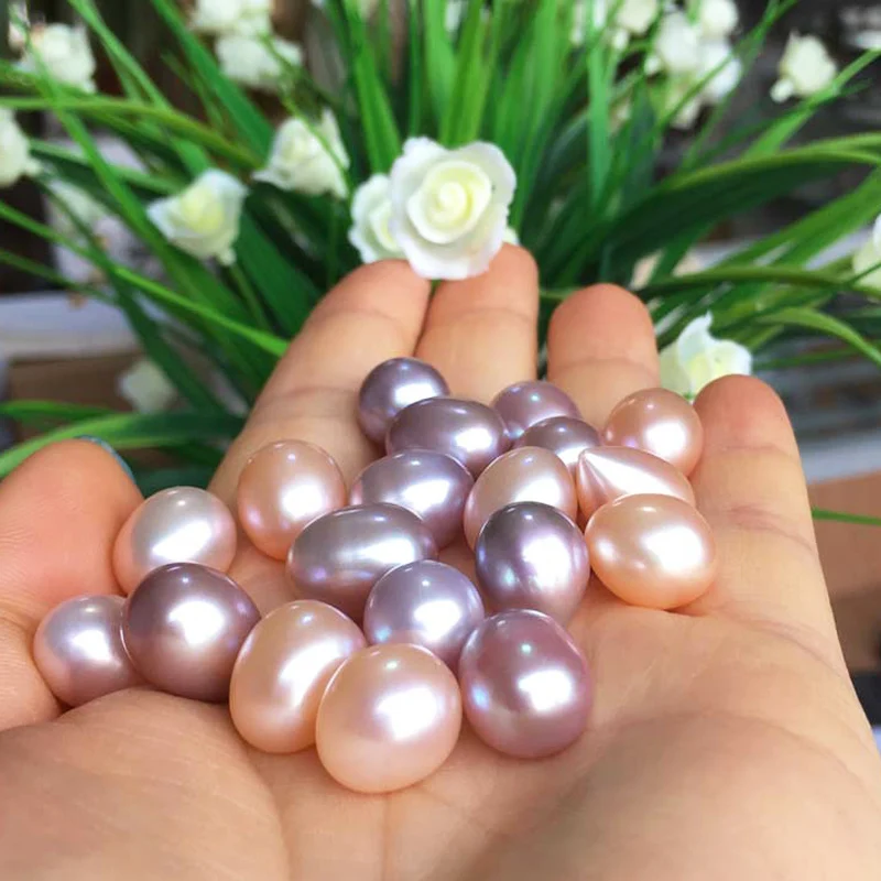 

Good quality Factory price rice shape loose pearls for making necklace 5x7mm 7x9mm 7x13mm white/pink/purple natural freshwater p