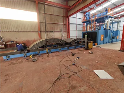 
KNNJOO h beam shot blasting machine 