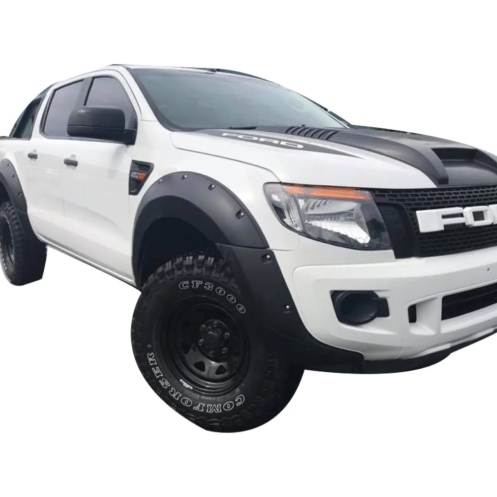 

YCSUNZ ABS plastic matte black accessory for Ranger T6 2014 fender flare for ranger ABS fender decorative accessories