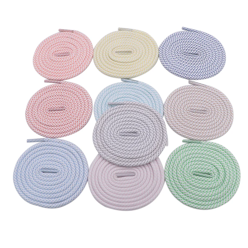 

Coolstring Supplier Wholesale Hot selling Round Athletic Bootlaces Polyester shoelaces For Shoes Support Custom Length And Width, Support any two pantone colors mixed