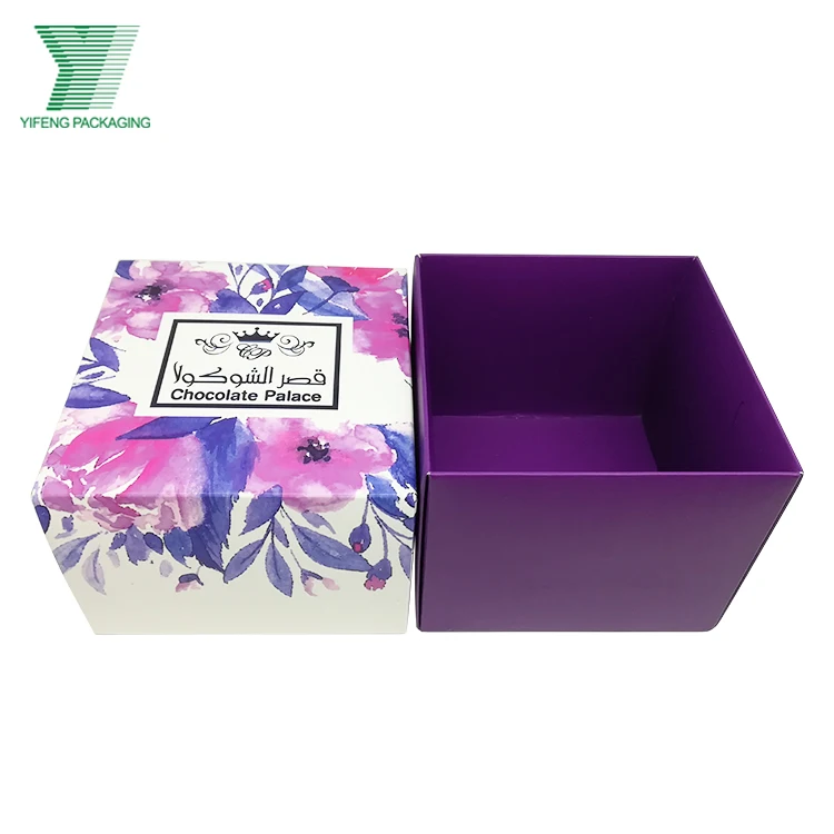 

2023 Wholesale small MOQ chocolate packaging box rigid chocolate gift box full color printing macaron packing gift box