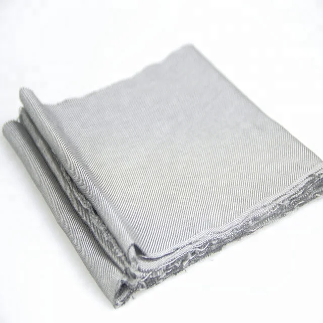 Antistatic Corrosion Resistance Electromagnetic Shielding Woven Conductive Fabric Stainless Steel Fiber Metallic Cloth 100%