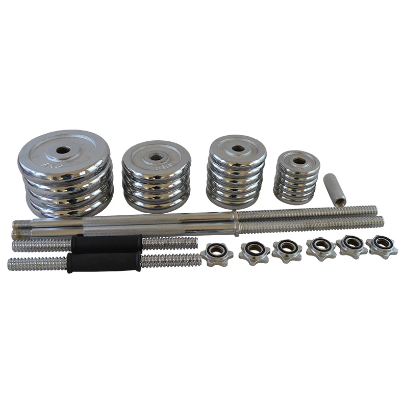 Cheap High Quality Adjustable Chromed Barbell Dumbbell Set 50kg Buy