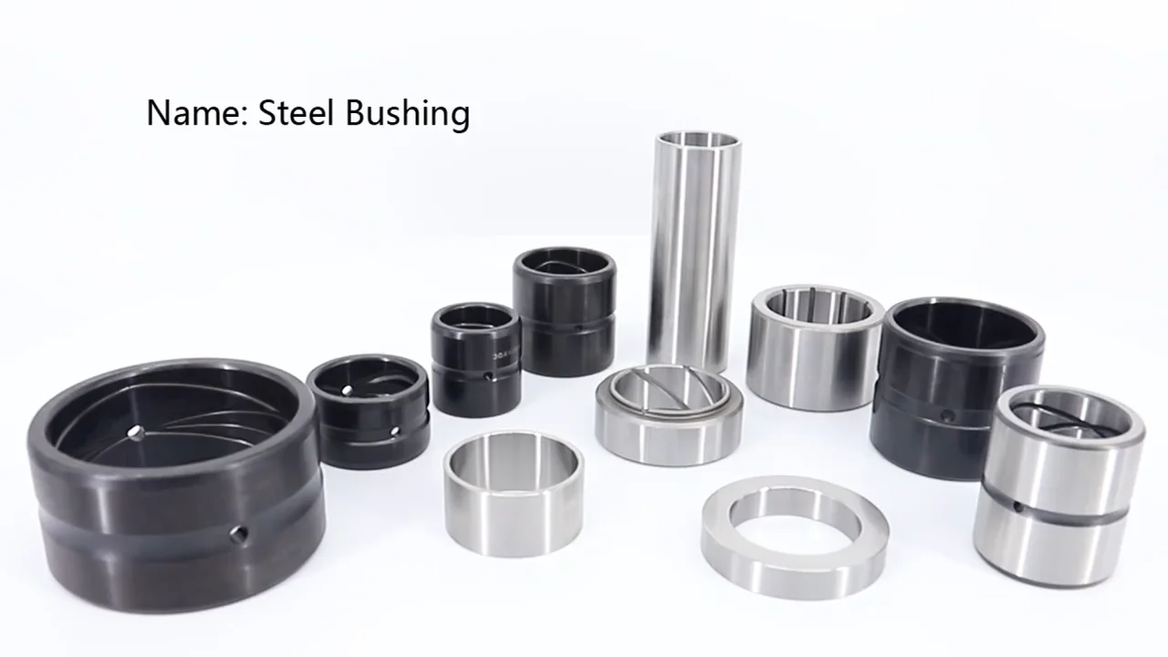 Custom Heavy Equipment Excavator Loader Pin Steel Bushing Bearing Metal
