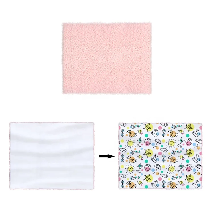 76*102cm Sublimation Blank Polyester Sherpa Baby Blankets - Buy Baby ...