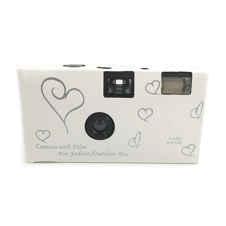 Factory Wholesale 35mm Film Disposable Camera With Flash Build In 36exp