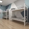 Hot selling school furniture double layer adult metal children bunk bed made in China