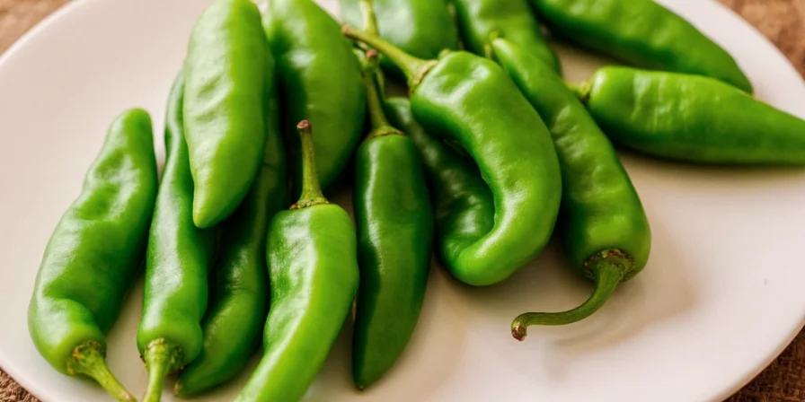 Pickled serrano peppers in a jar