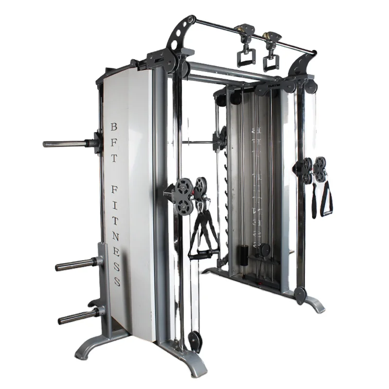 

BFT-3081 cable crossover and smith machine commercial fitness gym equipment