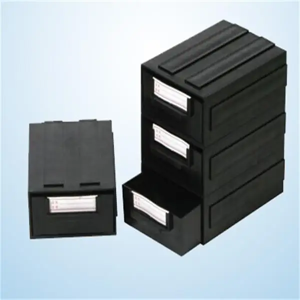 Esd Storage Cheap Plastic Shelf Bins / Esd Circulation Box Anti Static