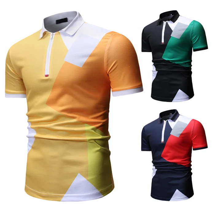 

Wholesale custom made sublimation new design bowling golf wear quarter zipper polo shirt, Custom color