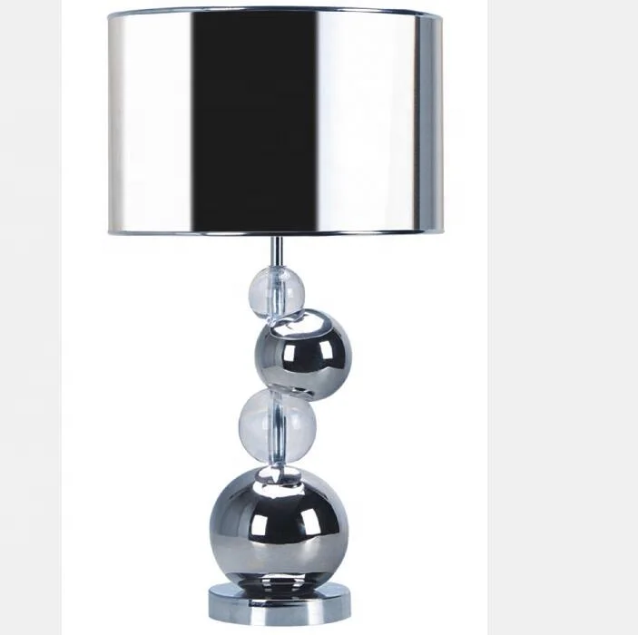 

metal and acrylic decorate table lamp, Silver