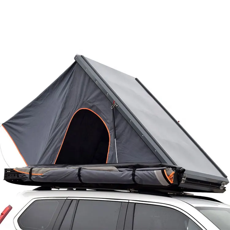 

Ronix Hot sale rooftop tent shell triangle aluminum roof top tent hard shell