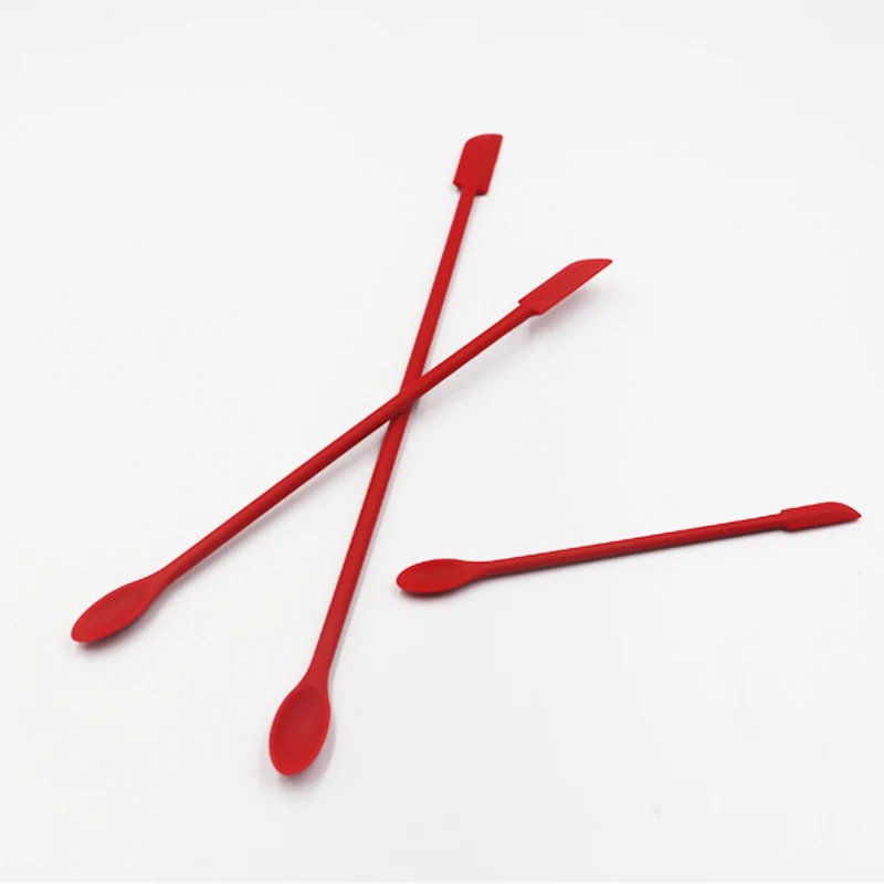 

Silicone Small Tip Scraper Beauty Face Mask Brushes Kitchen Baking Jam Brushes Hot Selling Kitchen Baking Tool Heat Resistant, Red,black
