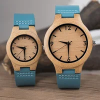 

Wholesale 2019 oem wood wristwatches custom logo bamboo wooden watches for men and women