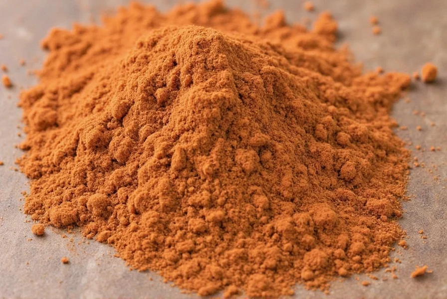 Close up of mace spice jar