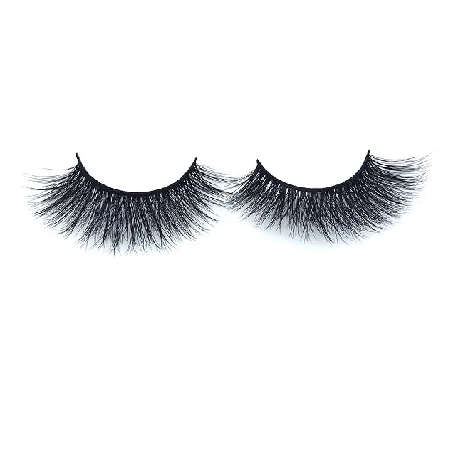 

Hot sale 2021 3d5d popular thin mink faux lashes Volume soft mink eyelashes vendor custom box