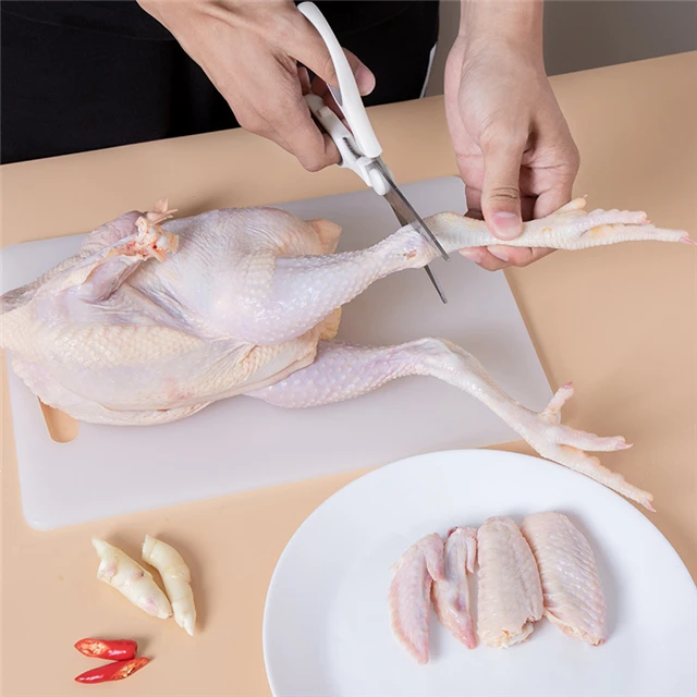 

Sharp and Durable Serrated Design Special Kitchen Scissors Food Scissors Kitchen Accessories