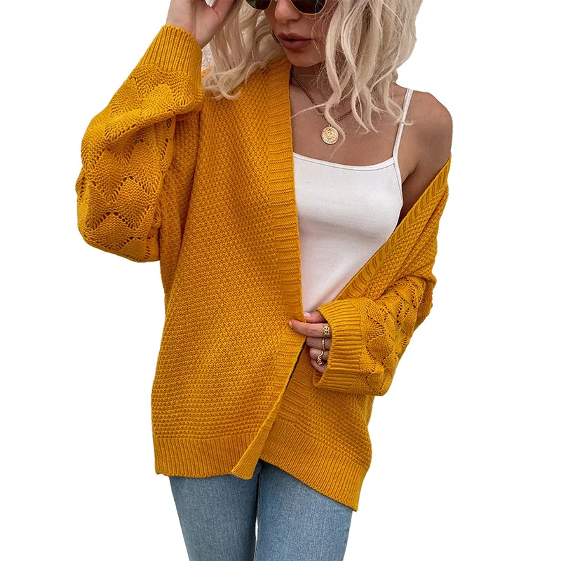 

Wholesale women's Casual sweater coat oversize knitted Cardigans Sweater
