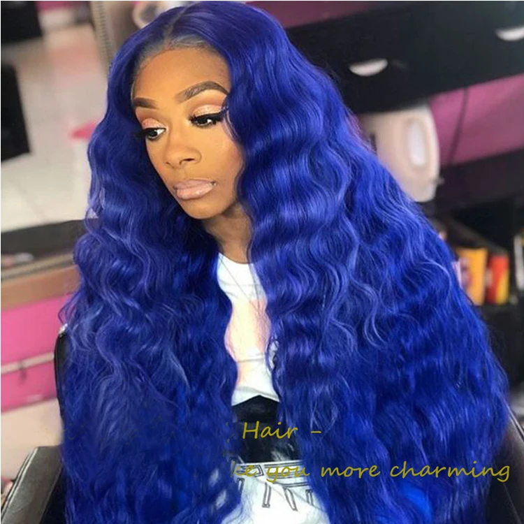 Royal Navy Blue Colour 100% Peruvian Body Wave Human Hair Weave Bundles  With Lace Closure,Dark Blue Virgin Sew In Hair Weaving - Buy Human Hair  Bundles With Closure Color Blue,Dark Blue Hair