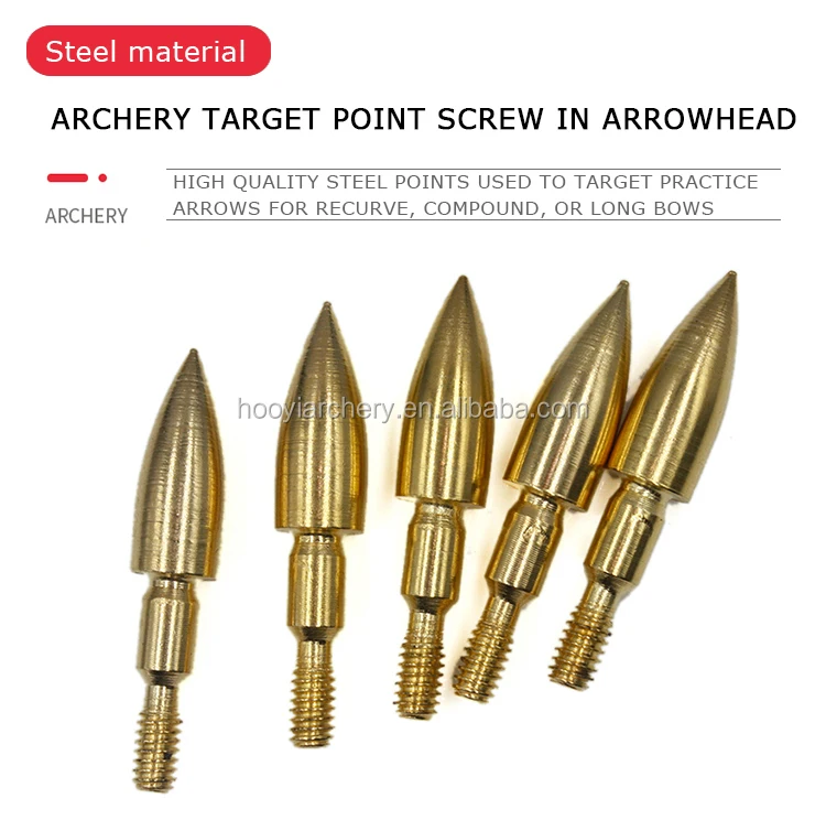 Target Point Arrowhead Field Point Arrow Heads - Ideal for Practice & Target Shooting