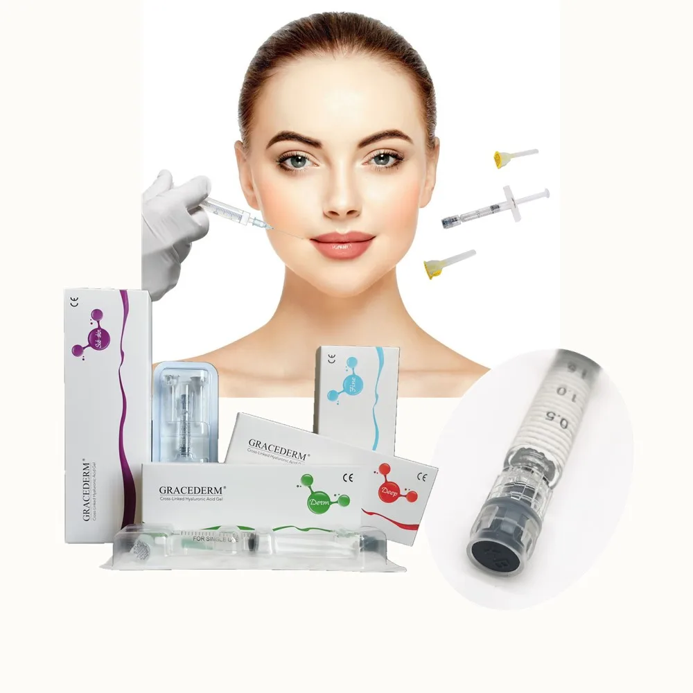 

Cross linked 24mg/ml ha dermal filler injectable, Transparent