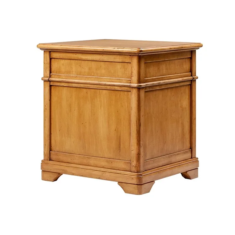 
american style antique art deco bedroom cheap walnut 3 drawer wood attached east elm brown nightstand 