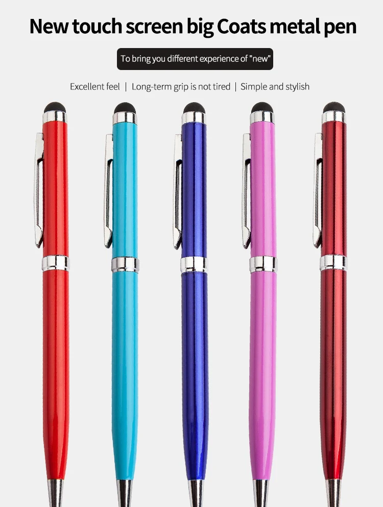 Office Stationery Custom Touch Stylus Pen Personalized Logo Luxury