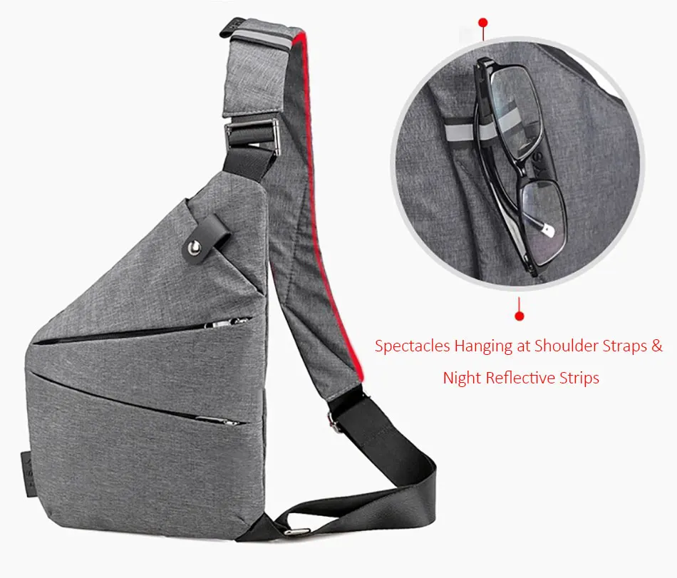 

Man Personal Pocket Bag Holster Tactical Shoulder Sling Vintage Crossbody Bags Outdoor Zipper Anti-theft Men's Bag