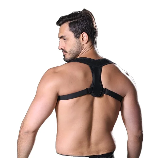 

Wholesale Hot Selling Adjustable Upper Spine Humpback Shoulder Back Support Brace Posture Corrector for Men