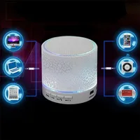 

2020 Latest Gift Item Glowing LED Music Audio Speaker Travel Waterproof Wireless Bluetooth Speaker